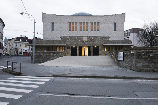 New Žilina synagogue — Kaviareň v meste Žilina