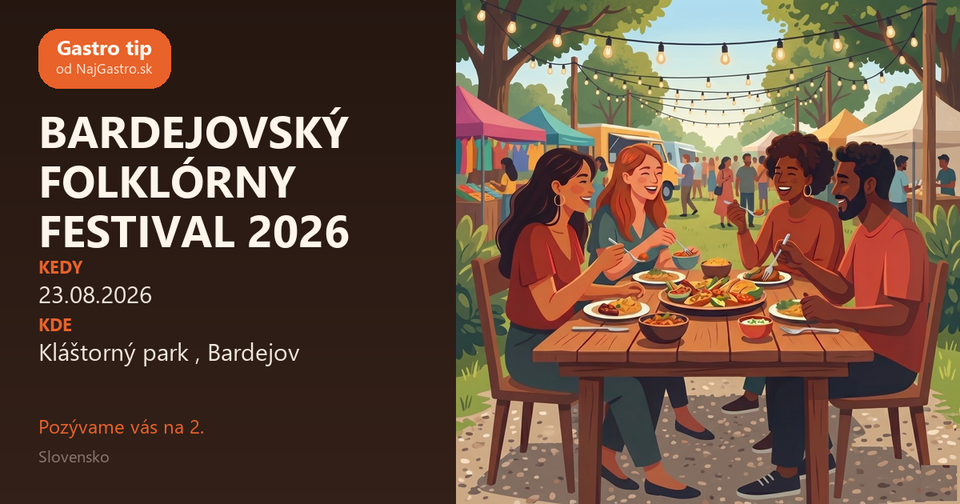 BARDEJOVSKÝ FOLKLÓRNY FESTIVAL 2026
