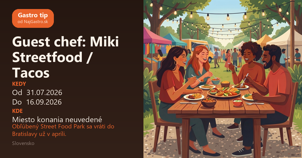 "Guest chef: Miki Streetfood / Tacos"