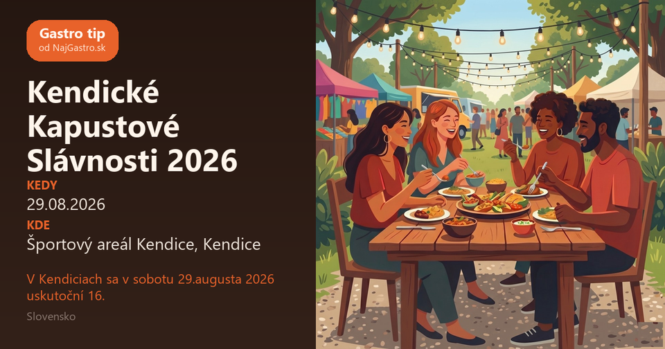 Kendické Kapustové Slávnosti 2026