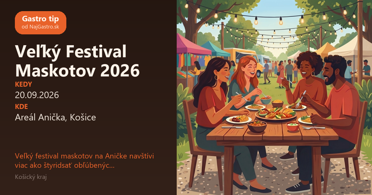 Veľký Festival Maskotov 2026