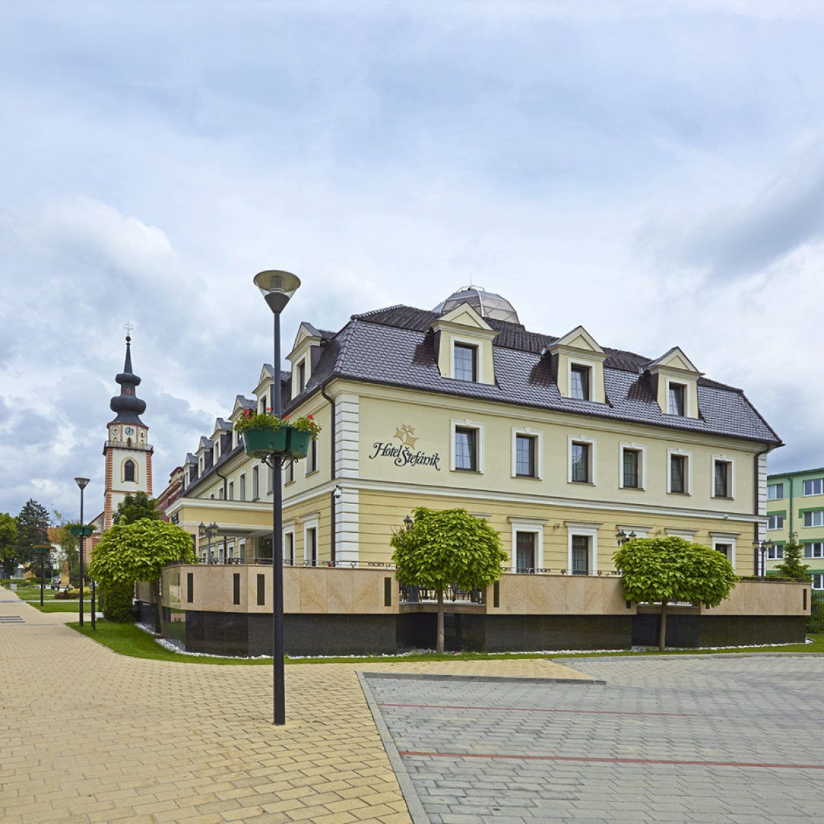 Hotel Štefánik — Medzinárodná v meste Myjava