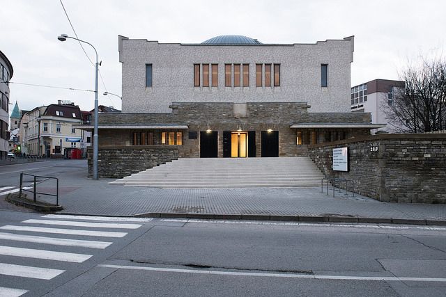 New Žilina synagogue — Kaviareň v meste Žilina